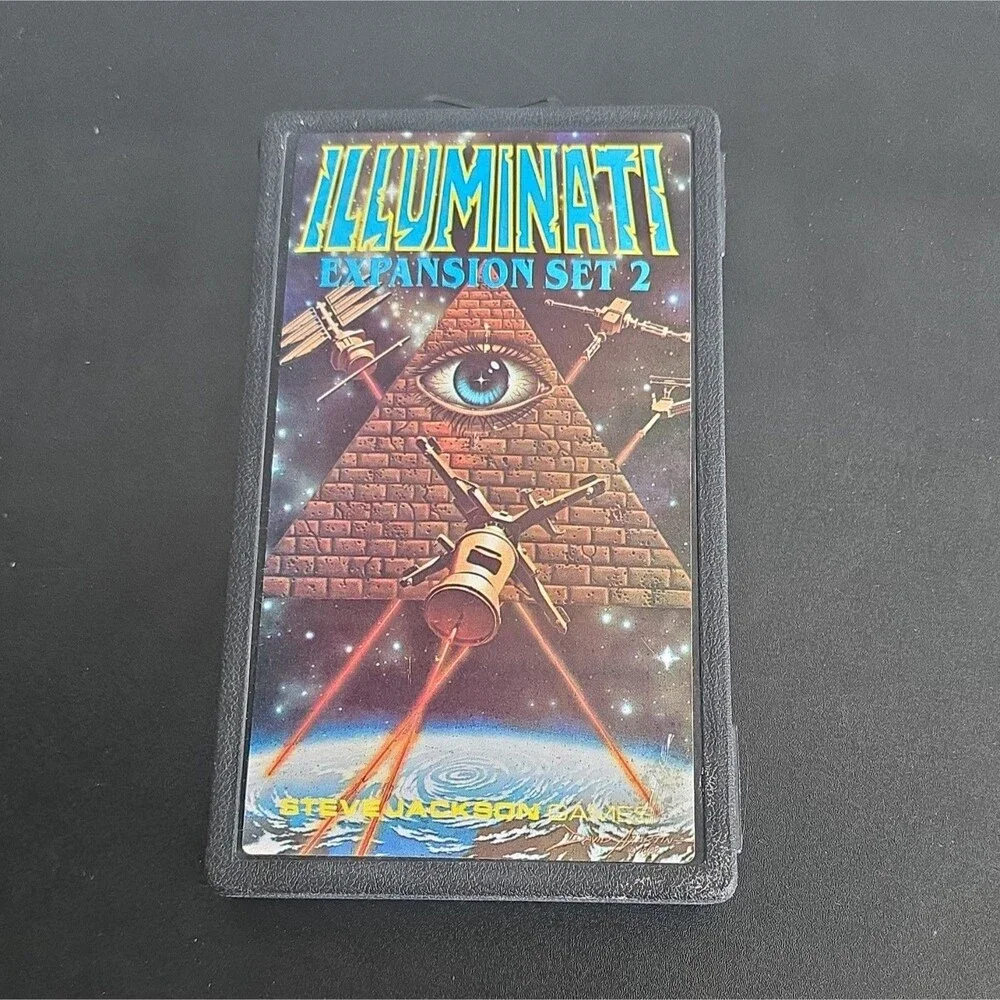 Illuminati Steve Jackson Games w/ Expansions 1 & 2 (1982-1983) [A]